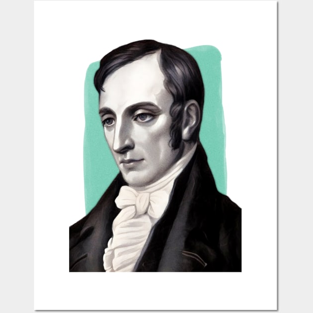 English Poet William Wordsworth illustration Wall Art by Litstoy 